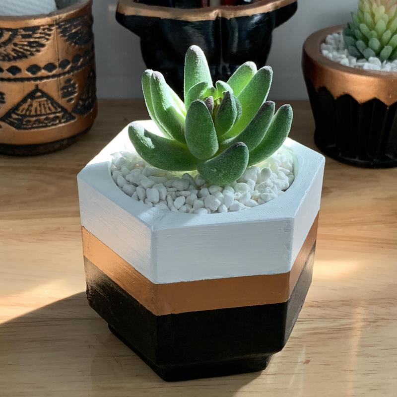 3D Printed Molds - Planters cement mold