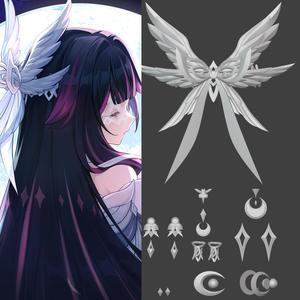 Columbina Cosplay Accessories Genshin 3D print