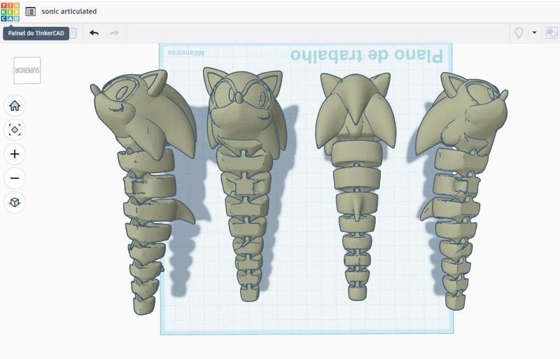 Articulated Sonic the Hedgehog Flexi-Figure - 3D Print Ready