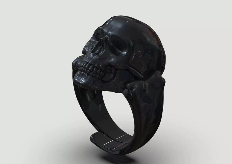 Skeleton Gold Ring Model A Symbol of Strength and Courage gr0150