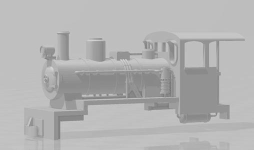 H0e/009 Steam Locomotive Body for Minitrix BR24
