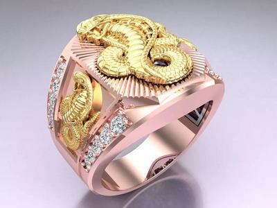 Snake Ring - Cobra Rings - N1329