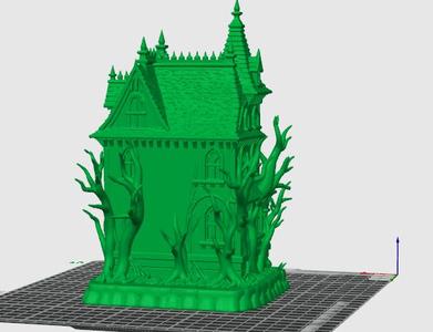 House of Horror - 3D Printable Model (Decoration and Halloween)