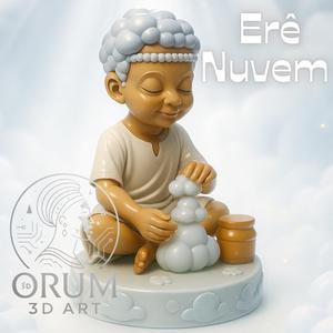 Erê Nuvem de Oxalá - Spirit Sculpture in STL (3D Printing)