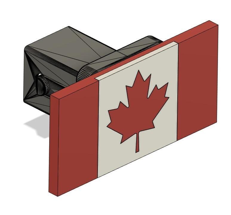 Canadian Flag Hitch Cover