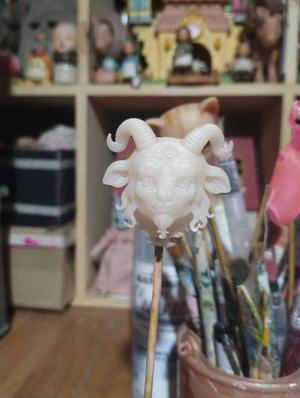 Halloween Pan's Labyrinth Faun Head for Doll