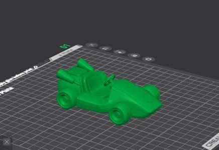 Go-Kart - Decorative 3D Model