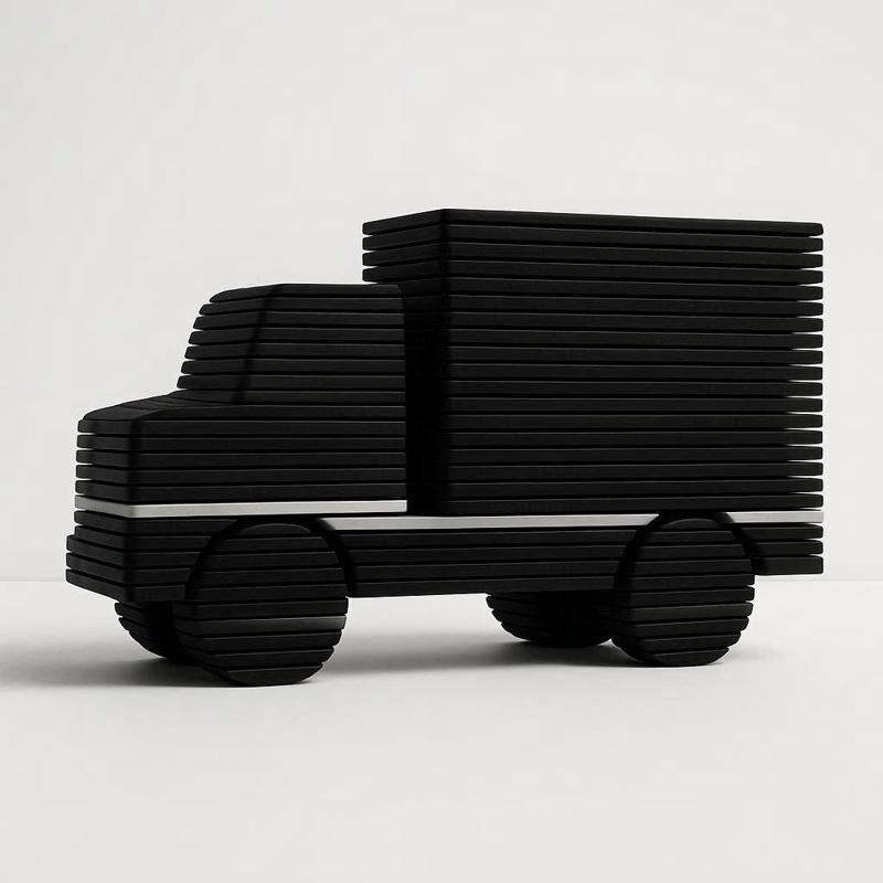 Truck Showpiece 3D Print – Decorative Model for Display