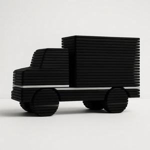 Truck Showpiece 3D Print – Decorative Model for Display