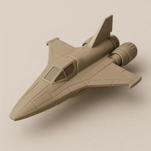 3D Printable Rocket Ship | Retro Space Rocket STL | Toy or Desk Display Model