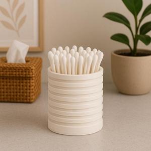 Cotton Swab Holder for Countertop