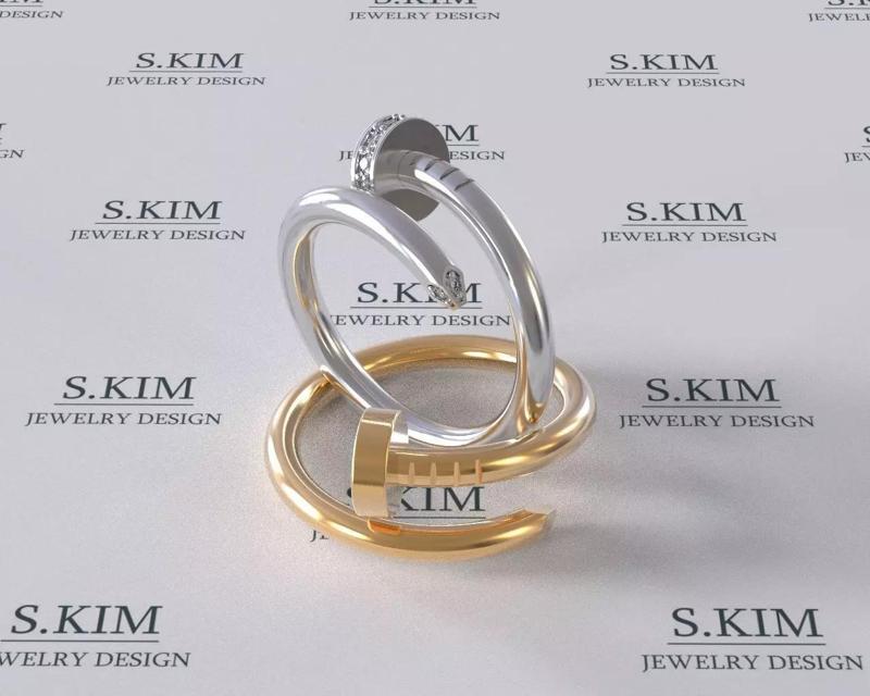 Juste un clou Nail rings many sizes