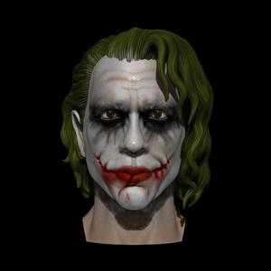 Heath Ledger as Joker – 3D Printable Bust STL & OBJ