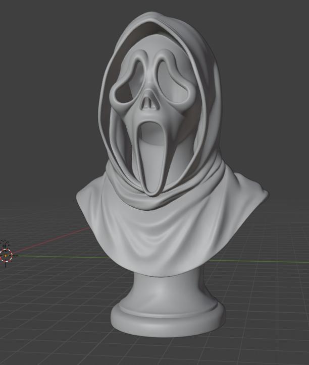 Masked Horror Villain Bust - Halloween Scary 3D Printable STL"