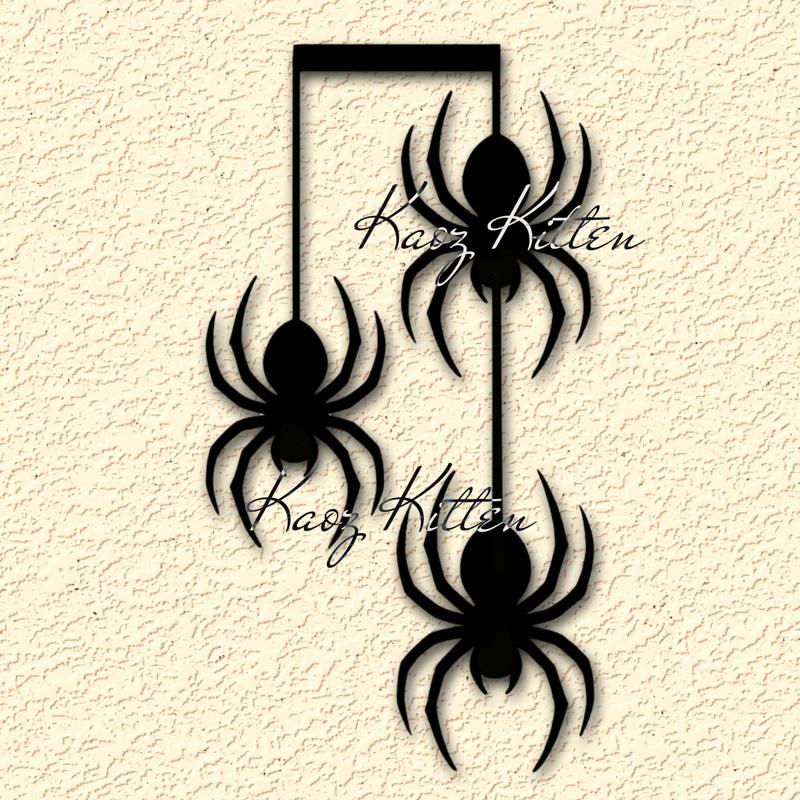 Creepy Crawler Hanging Spiders Wall Art Home Decor