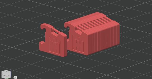 Case IH tractor jerry can weights - Model 1/32
