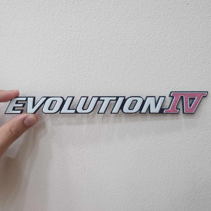 Mitsubishi Lancer "Evolution IV" Badge