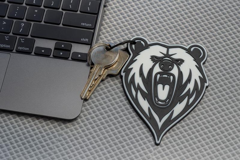 bear keychain
