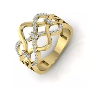 Women Diamond Ring 3dm STL  Render Details - PR-018 DIA