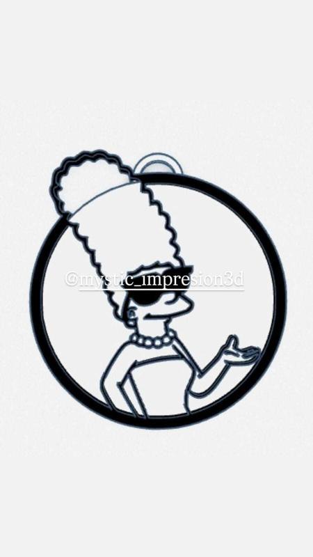 SIMPSON MARCH KEYCHAIN