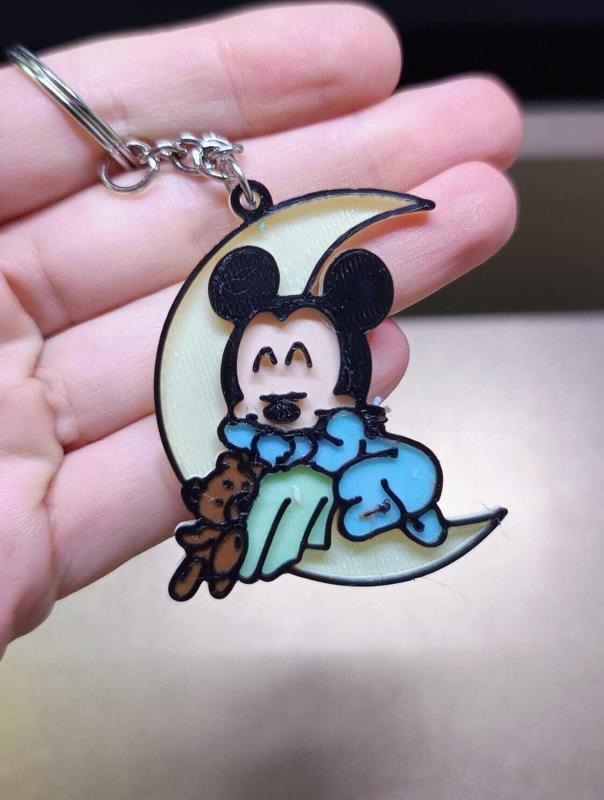 Baby Mickey keychain