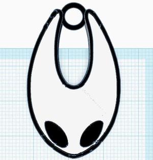 Hornet Hollow knight keychain