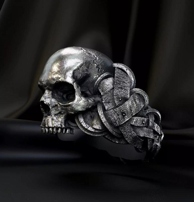 Jewelry Vikings Ring Skull 2024 -T1