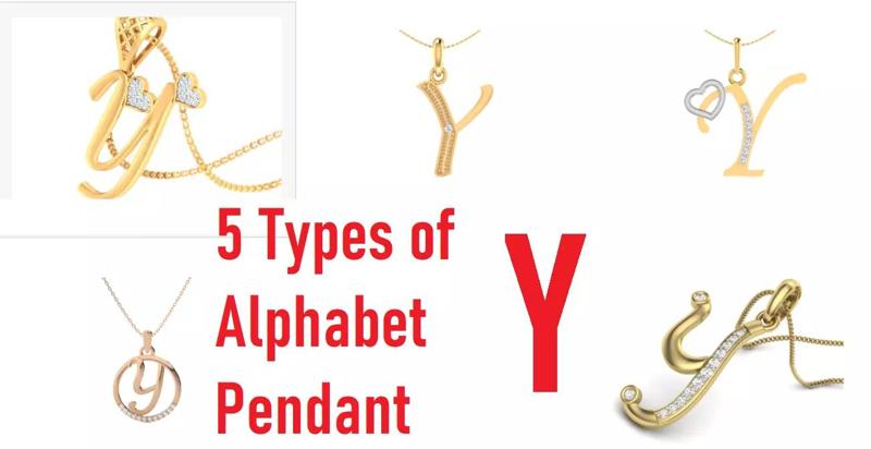 Letter Alphabet-Y pendant 3dm stl render detail