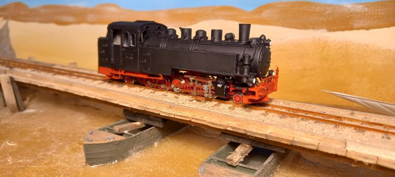 H0e / OO-9 Saxonian VII K Steam Locomotive