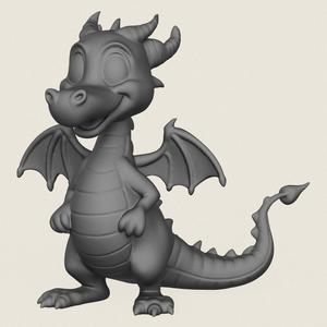 Fantasy Dragon Print Ready 3D Model