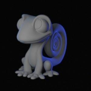 Geko kawai 3D Model for Printing / Adorable Geko 3D Model for Printing