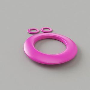 Bangle-Earrings toilet ring