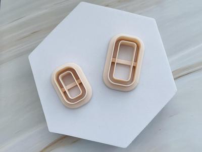 Doughnut Rectangle Polymer Clay Cutter