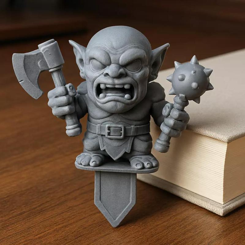 Marcapaginas Orco del Ritual de Furia