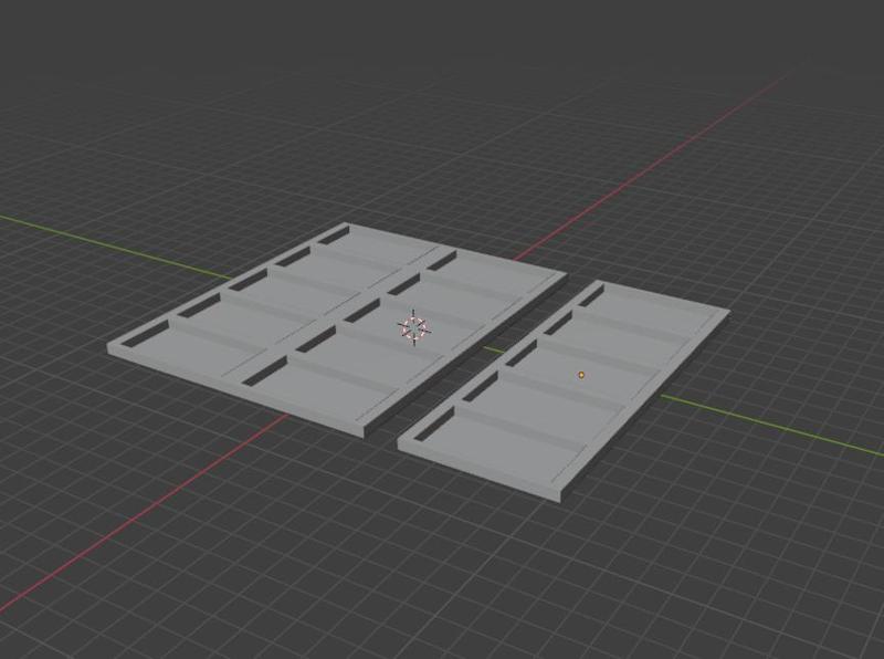 25mmx50mm-30mmx60mm Cavalry Movement Tray x5 x10