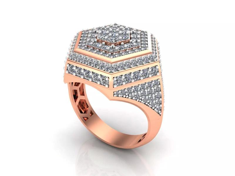 0206 - Hiphop Gents Ring