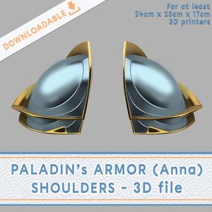 Paladin's Shoulder Armor (used for Anna) | 3D model