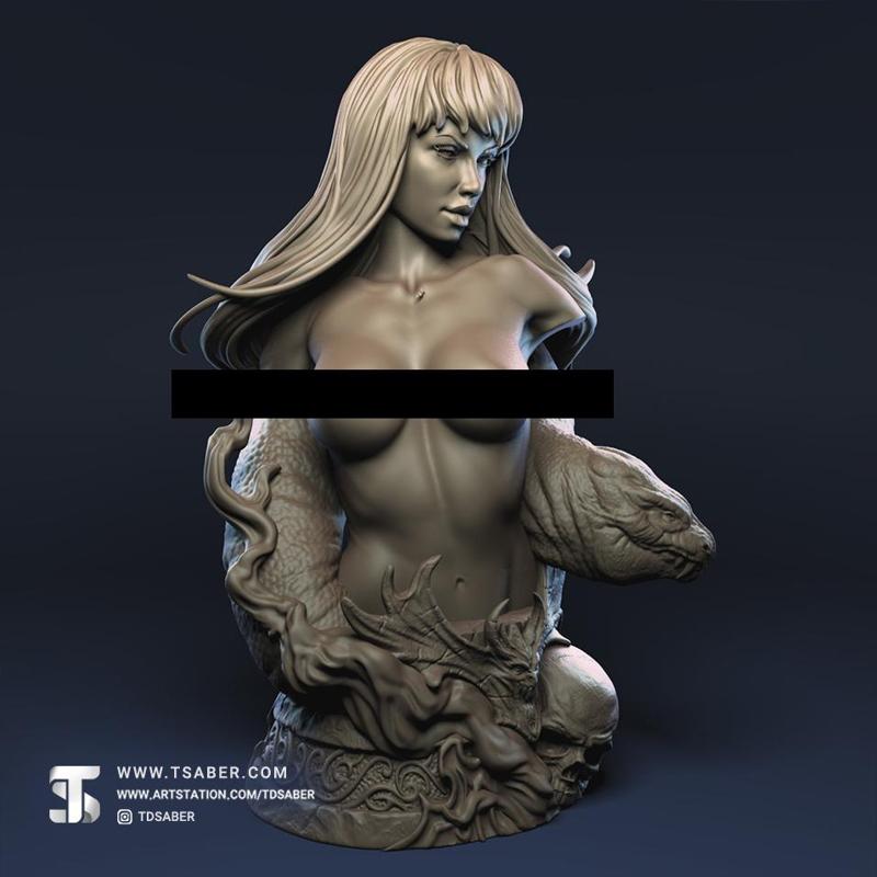 Vampirella Bust NSFW