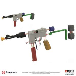 Rust SMG 3D STL Files