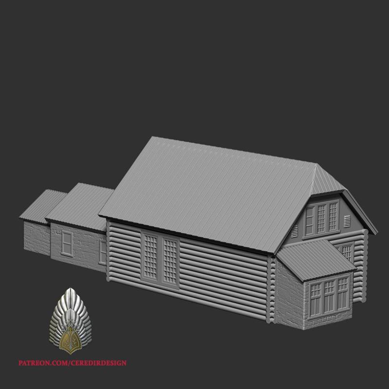 N Scale Train Canadian Pacific House 3d digital download