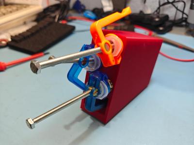 Solder/Flux dispensing syringe desk holder 