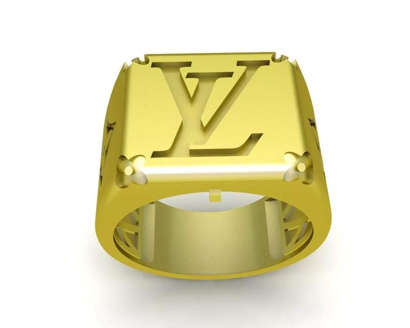 A21A Fashion Ring LV Style