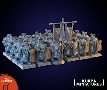 Dwarf Warriors kit Tower Shields