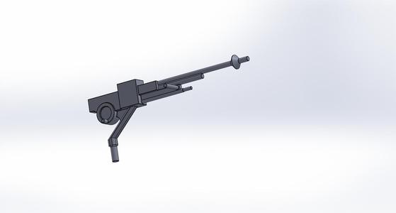 Machine gun MG from DDR tank