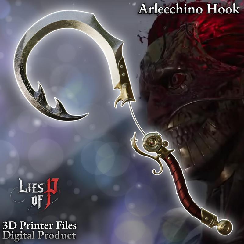 Arlecchino Articulated Cosplay Hook Lies Overture