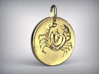 Zodiaque medal Cancer