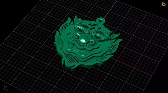 Yak Yaksha Thai Giant Pendant