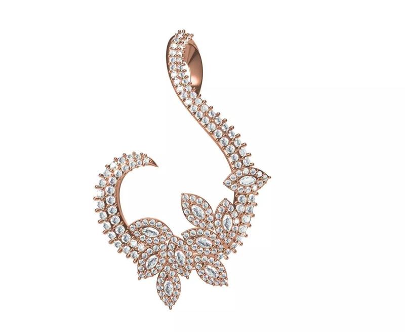 Women Unique Pendant STL JCD Details