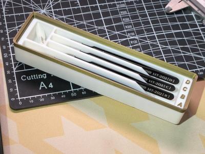 Gridfinity 4x Tweezer Bin (Wave Corporation HT202)