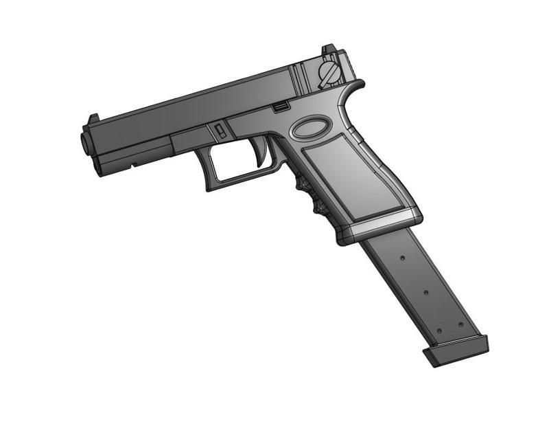 Gun Gale Online Sinon Glock 18C Prop